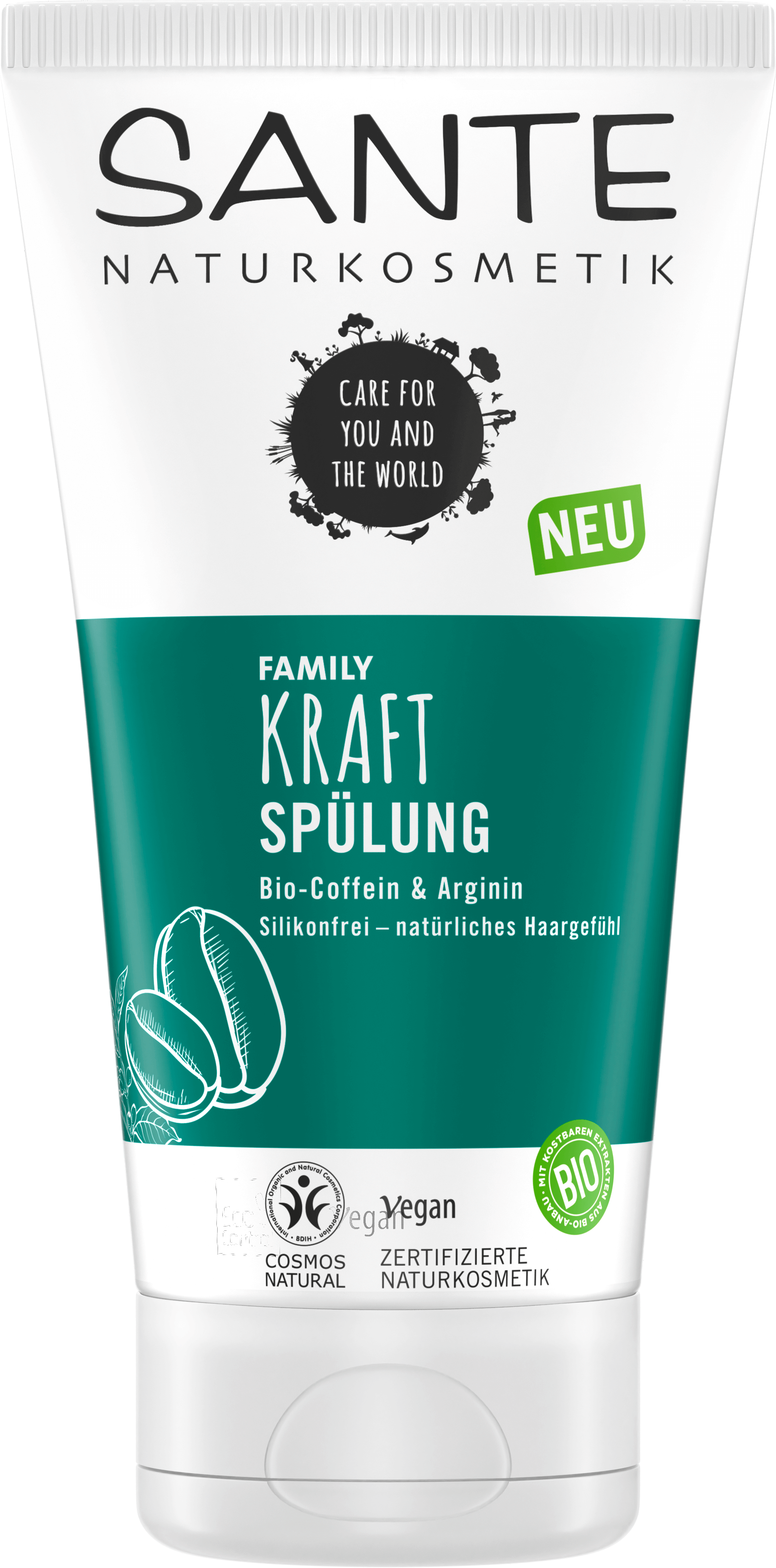 Kraft Spülung Bio-Coffein & | Arginin SANTE Naturkosmetik