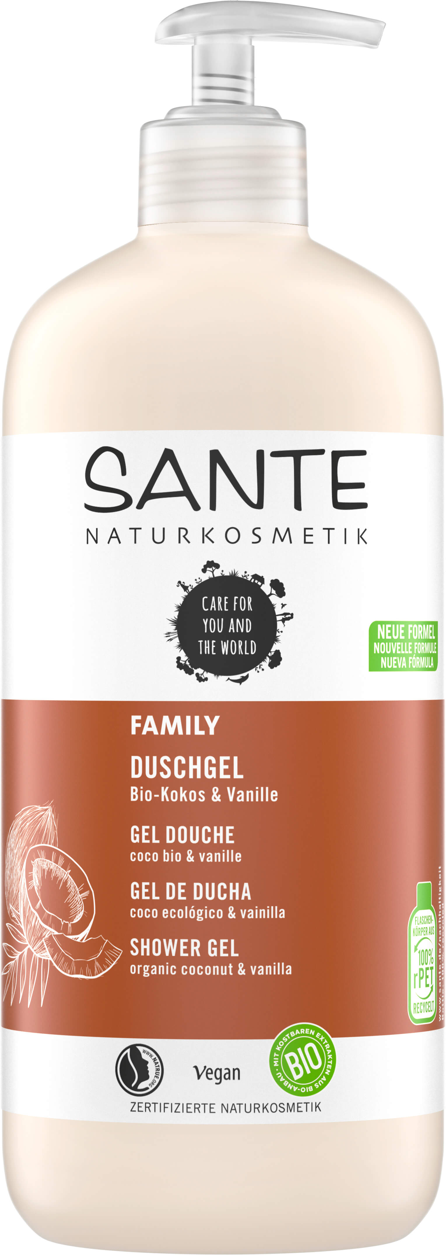 Duschgel Bio-Kokos & Naturkosmetik | SANTE Vanille