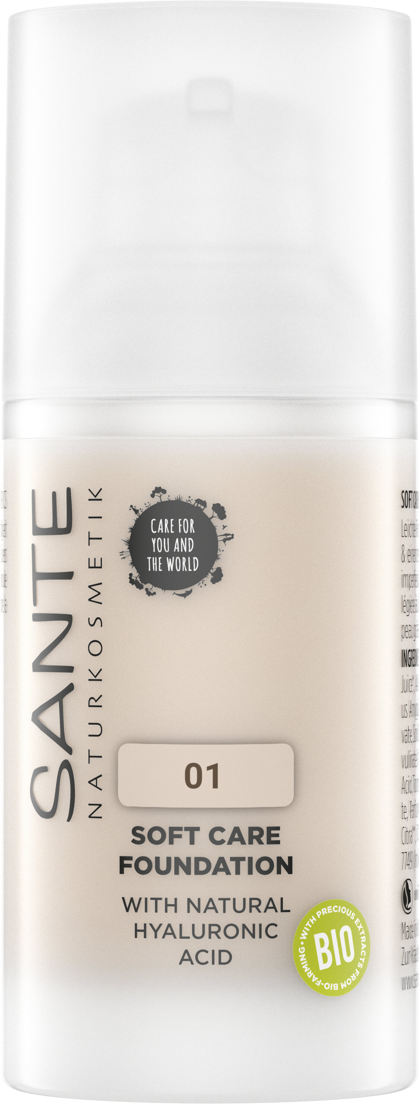 Linen Care SANTE Soft Warm | Natural 01 Foundation Cosmetics