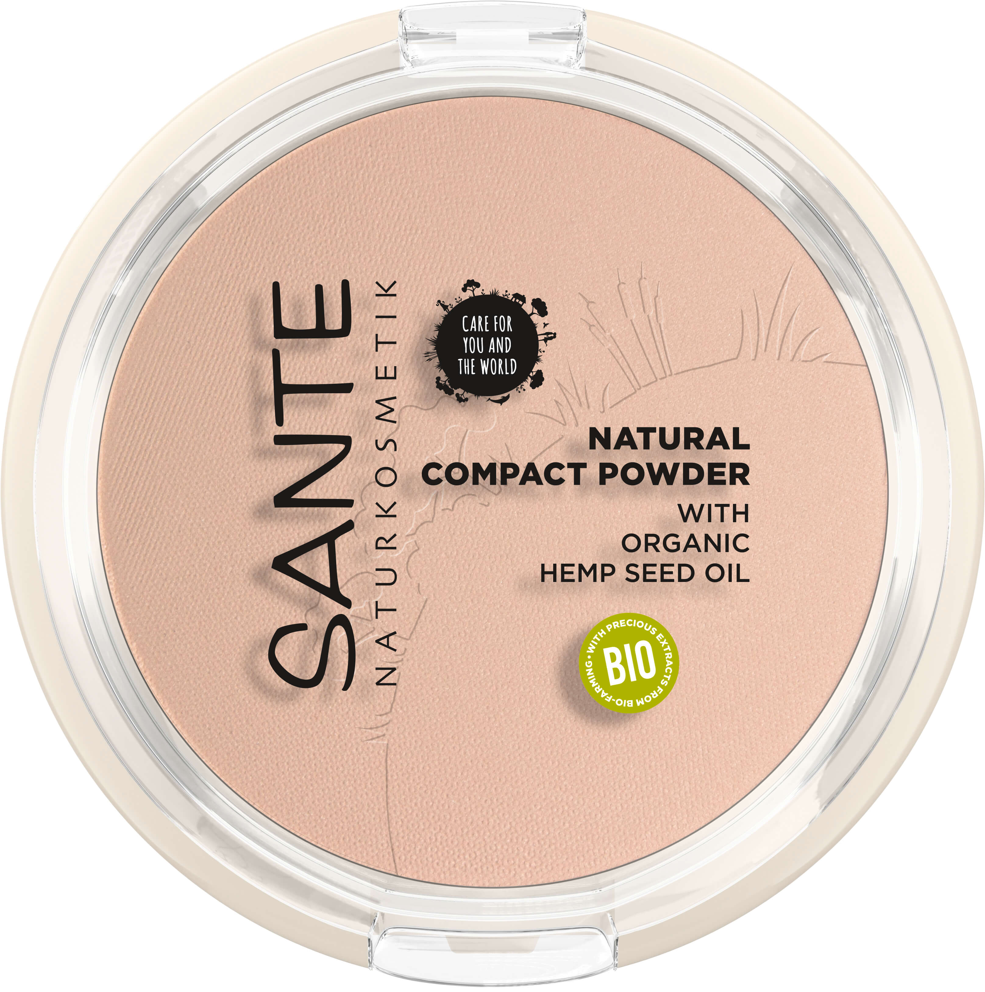 Ivory Compact Natural | Cool 01 SANTE Natural Powder Cosmetics