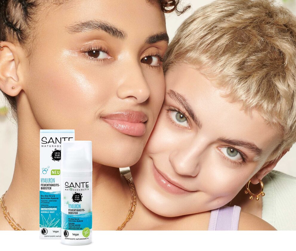 SANTE Naturkosmetik - 100% care certified for hair skin natural 