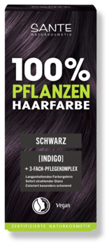 Pflanzenhaarfarbe - schwarz