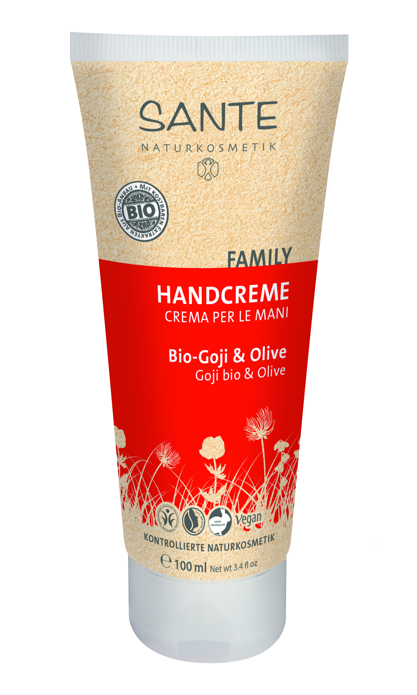 Hand Cream Goji Olive Sante Naturkosmetik